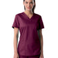 Women's Three-Pocket Fade Resistant V-Neck Top - 4160 - Wine
