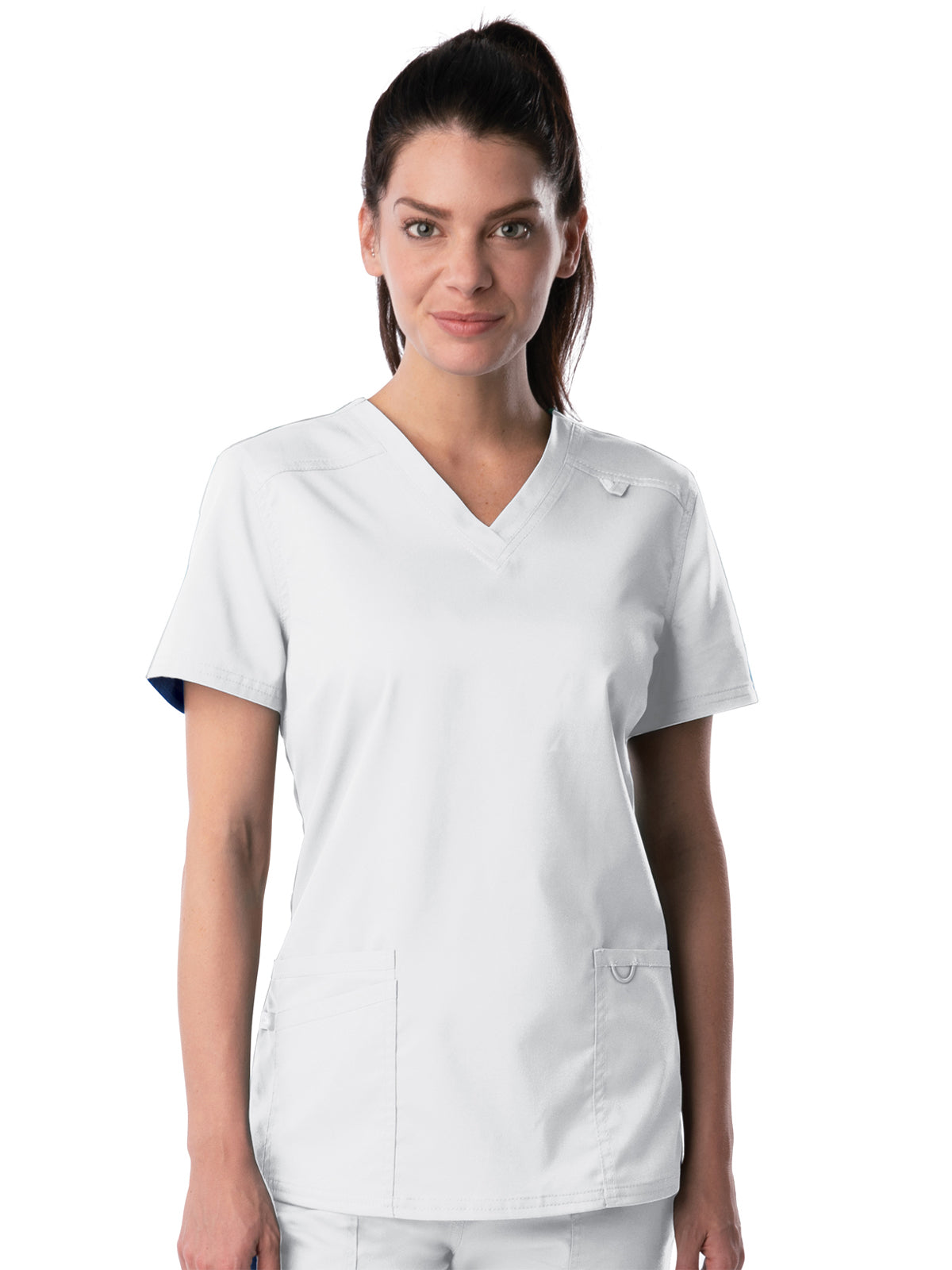 Women's 3-Pocket Fade Resistant V-Neck Scrub Top