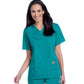 Women's 3-Pocket Clean Back V-Neck Scrub Top