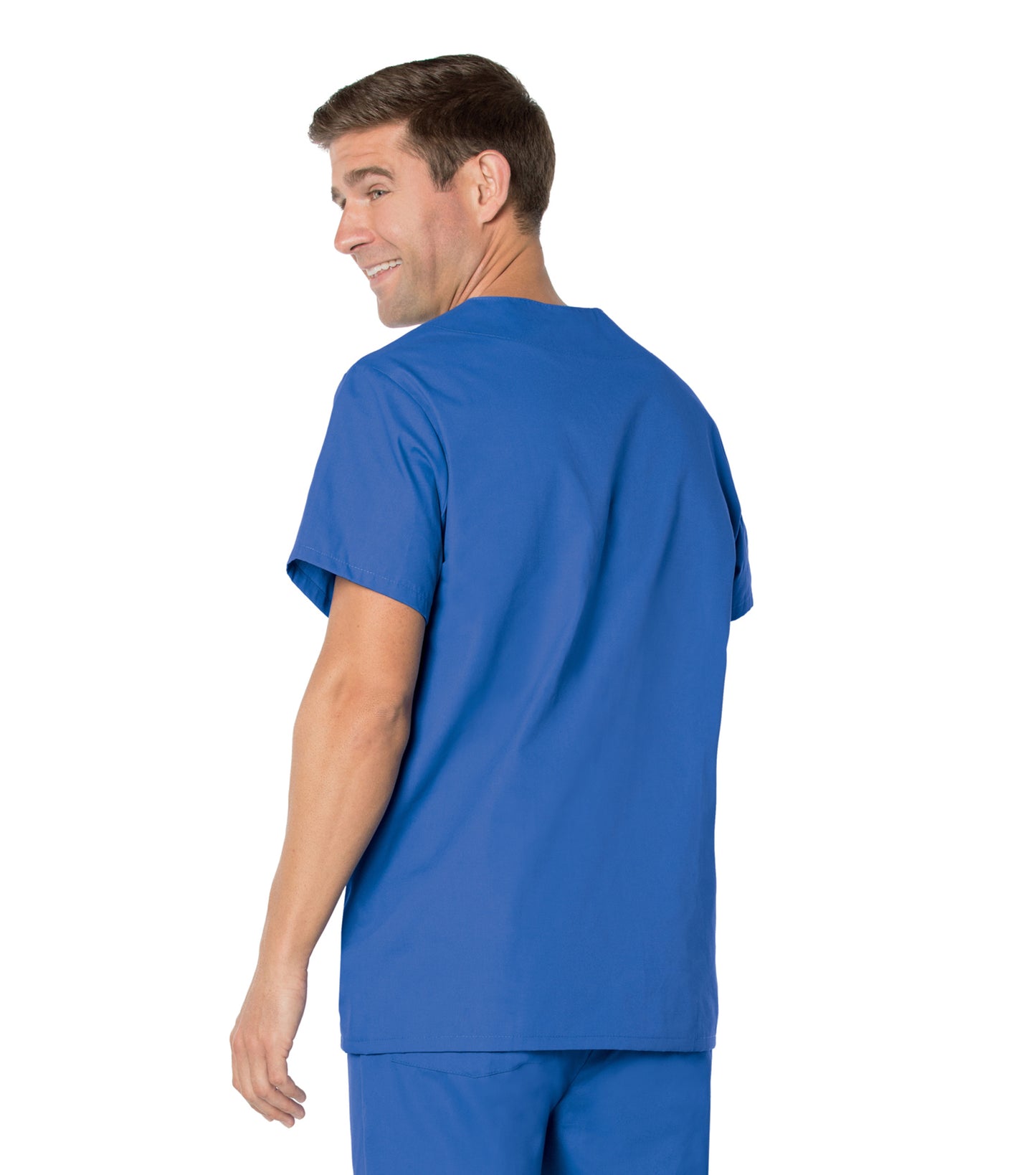 Men's 5-Pocket V-Neck Scrub Top