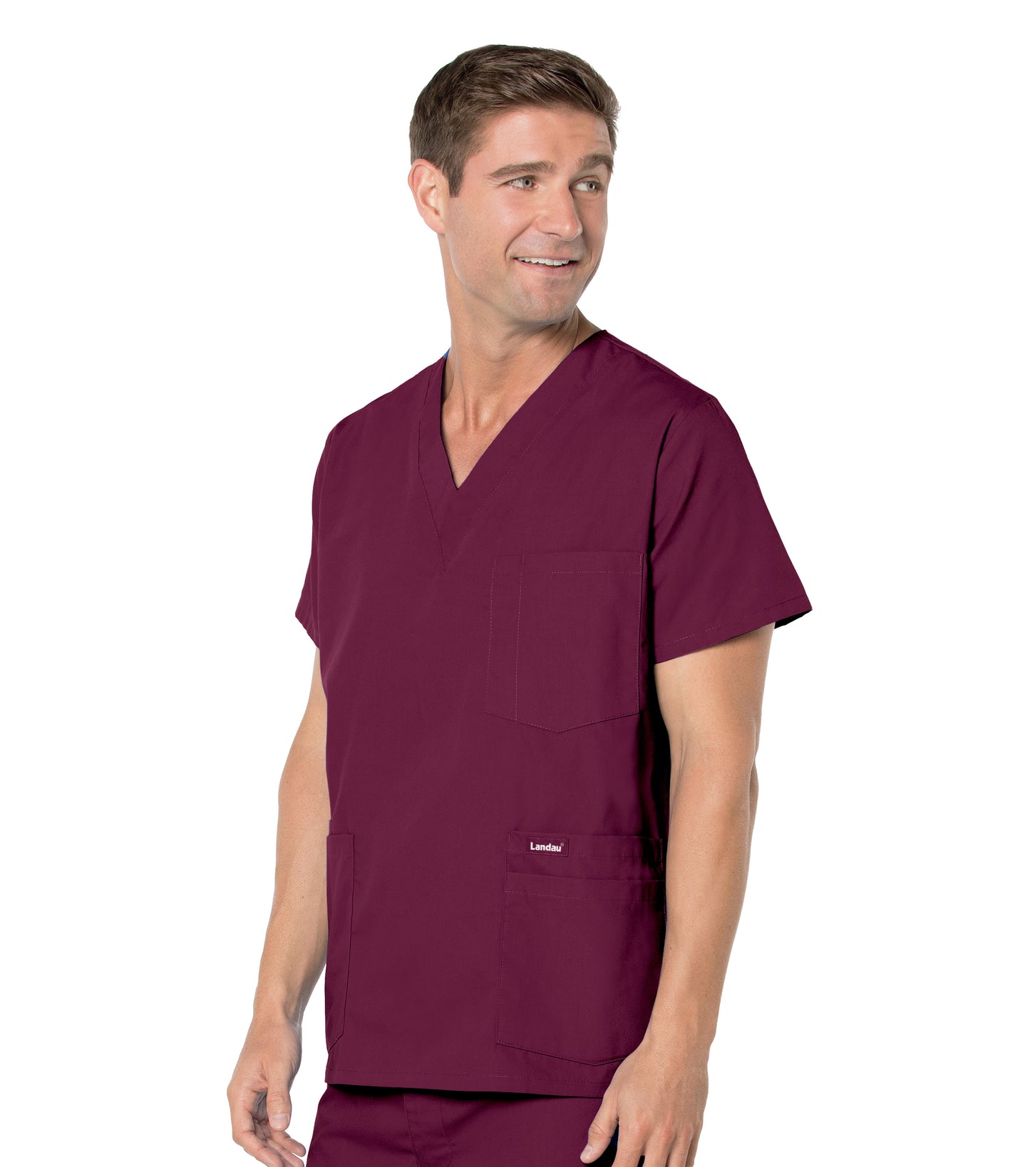 Men's 5-Pocket V-Neck Top