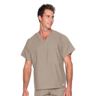 Unisex One-Pocket Reversible V-Neck Top - 7502 - Sandstone