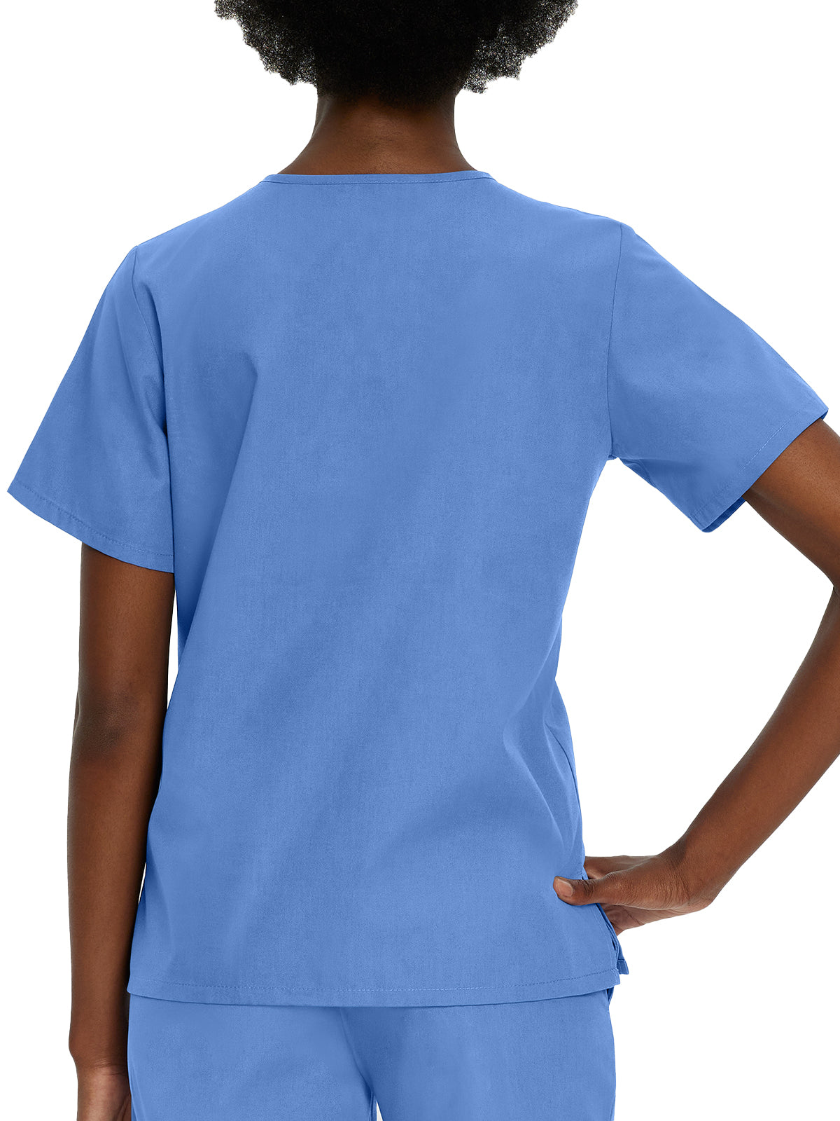 Women's 4-Pocket Durable V-Neck Scrub Top