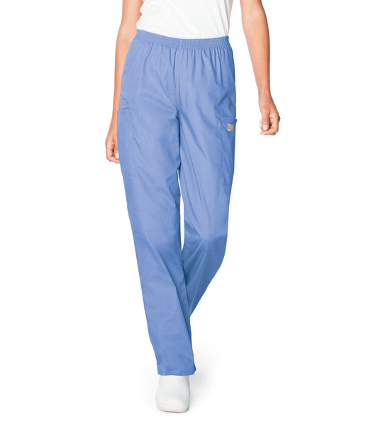 Women's Three-Pocket High-Rise Triple-Elastic Waist Pant - 83221 - Ceil Blue