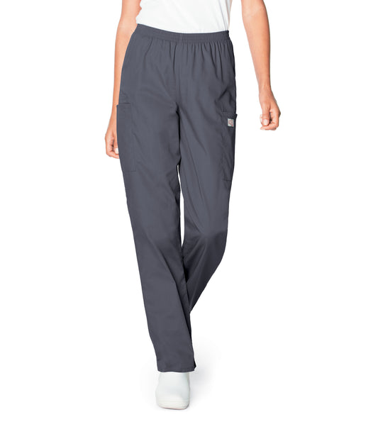Women's Three-Pocket High-Rise Triple-Elastic Waist Pant - 83221 - Graphite
