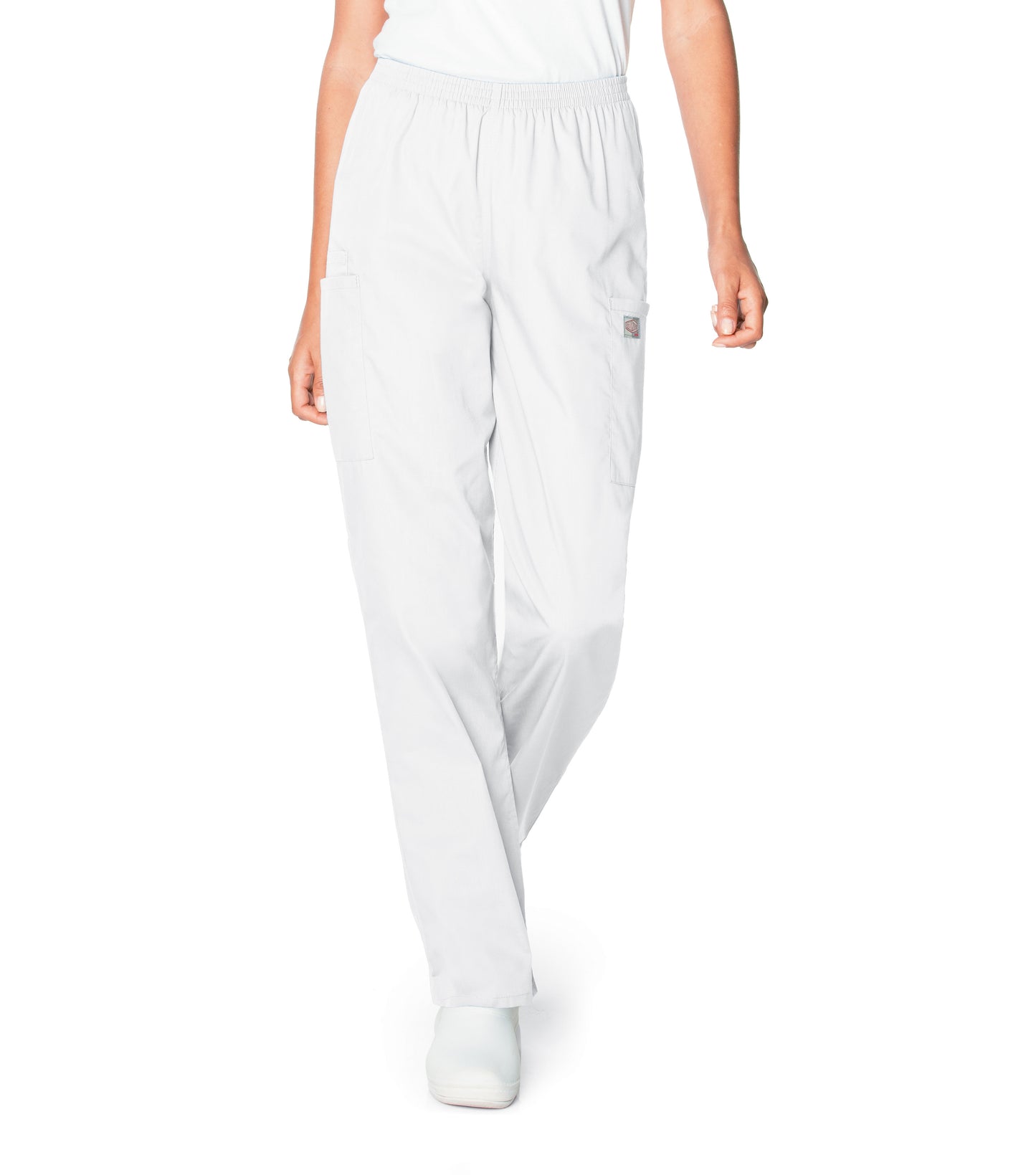 Women's Three-Pocket High-Rise Triple-Elastic Waist Pant - 83221 - White