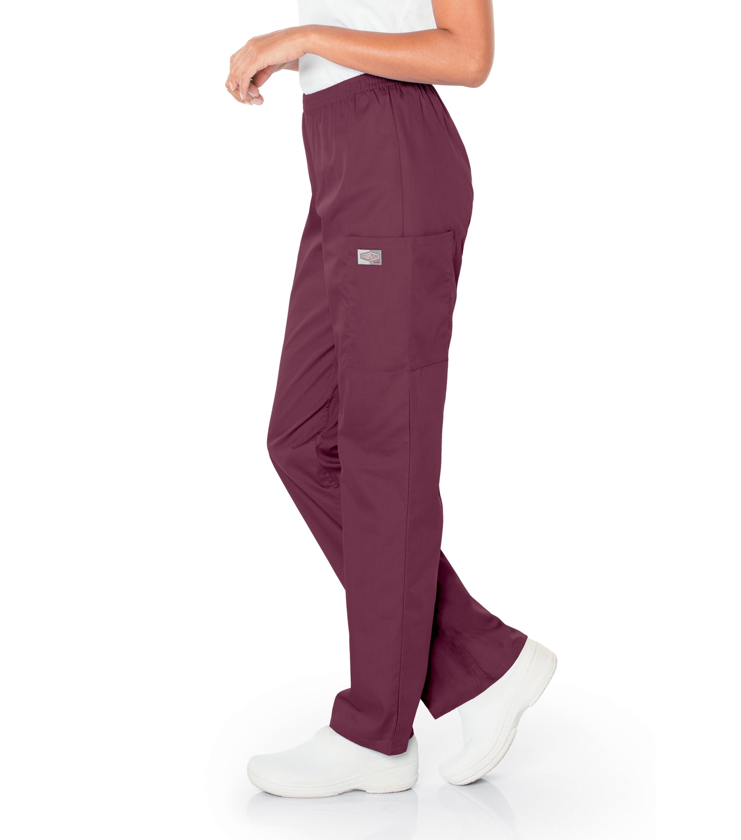 Women's 3-Pocket High-Rise Triple-Elastic Waist Scrub Pant