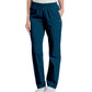 Women's Two-Pocket High-Rise Elastic Waist Straight Leg Pant - 8327 - Navy