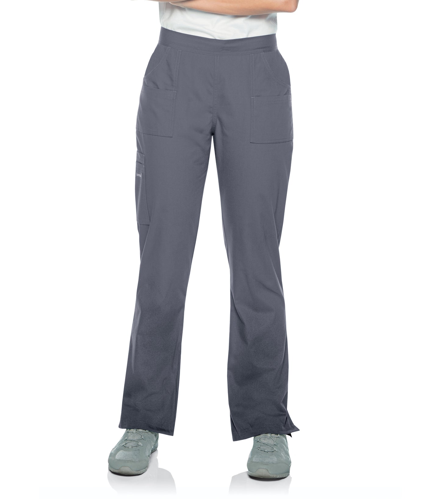 Women's 7-Pocket Straight Leg Cargo Pant - 8380 - Steel Grey