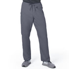 Unisex Two-Pocket High Rise Waist Straight Leg Pant - 85221 - Steel Grey