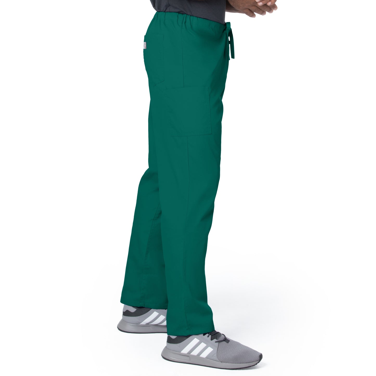 Unisex 2-Pocket High Rise Waist Straight Leg Pant