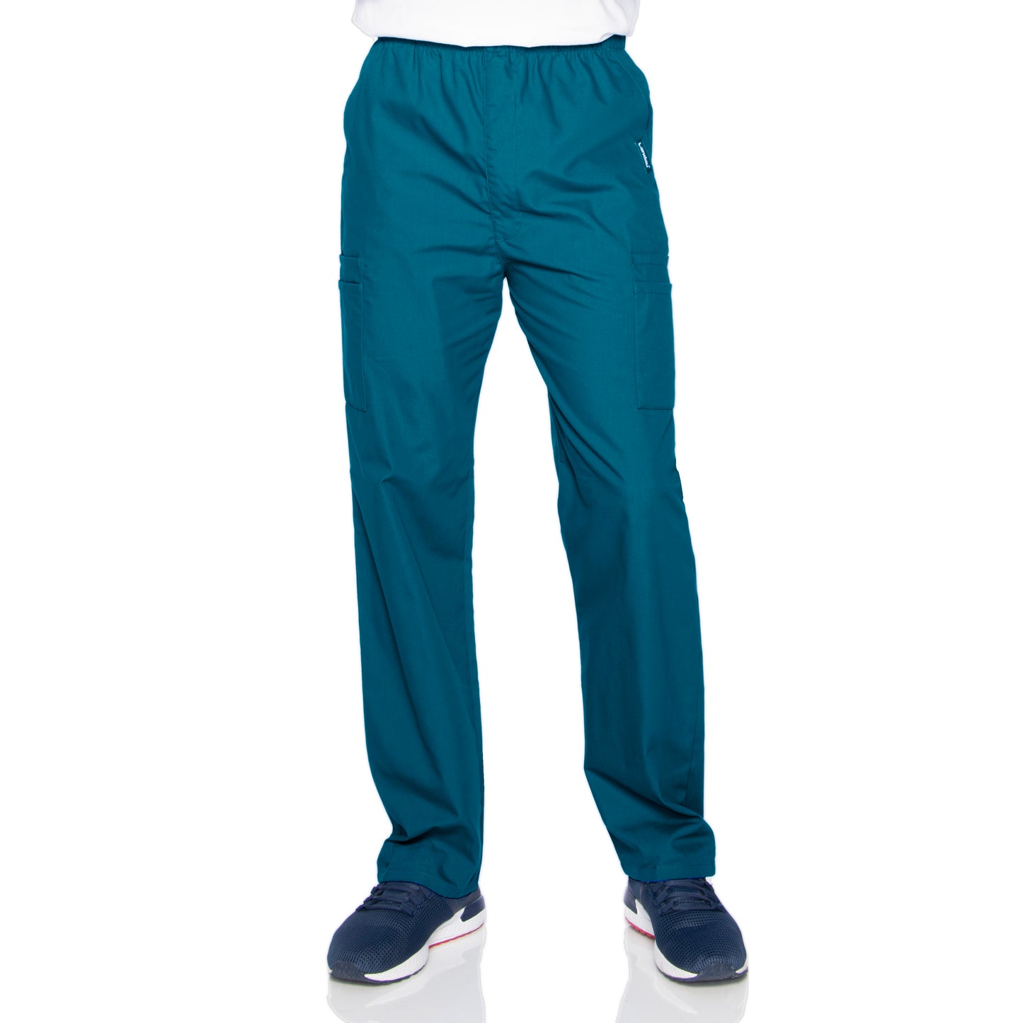 Men's Seven-Pocket High-Rise Elastic Waist Cargo Pant - 8555 - Caribbean Blue