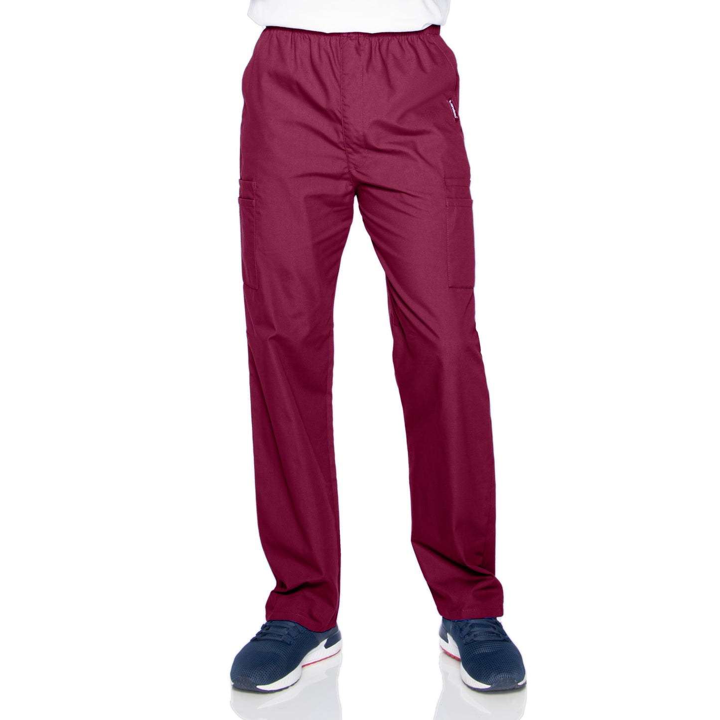 Men's Seven-Pocket High-Rise Elastic Waist Cargo Pant - 8555 - Wine
