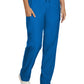 Women's 7-Pocket Mid-Rise Rib-Knit Elastic Waist Cargo Scrub Pant