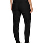 Women's 7-Pocket Mid-Rise Rib-Knit Elastic Waist Cargo Pant