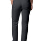 Women's 5-Pocket Mid-Rise Rib-Knit Elastic Waist Straight Leg Scrub Pant