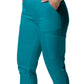 Women's 6-Pocket Mid-Rise Elastic-Back Waist Jogger Pant