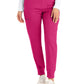 Women's 6-Pocket Mid-Rise Elastic-Back Waist Jogger Scrub Pant