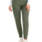 Women's 6-Pocket Mid-Rise Elastic-Back Waist Jogger Scrub Pant