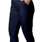 Women's 6-Pocket Mid-Rise Elastic-Back Waist Jogger Pant