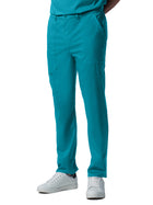 Men's Six-Pocket Zipper Fly Straight Leg Pant - LB408 - Teal