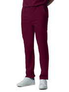 Men's Six-Pocket Zipper Fly Straight Leg Pant - LB408 - Wine