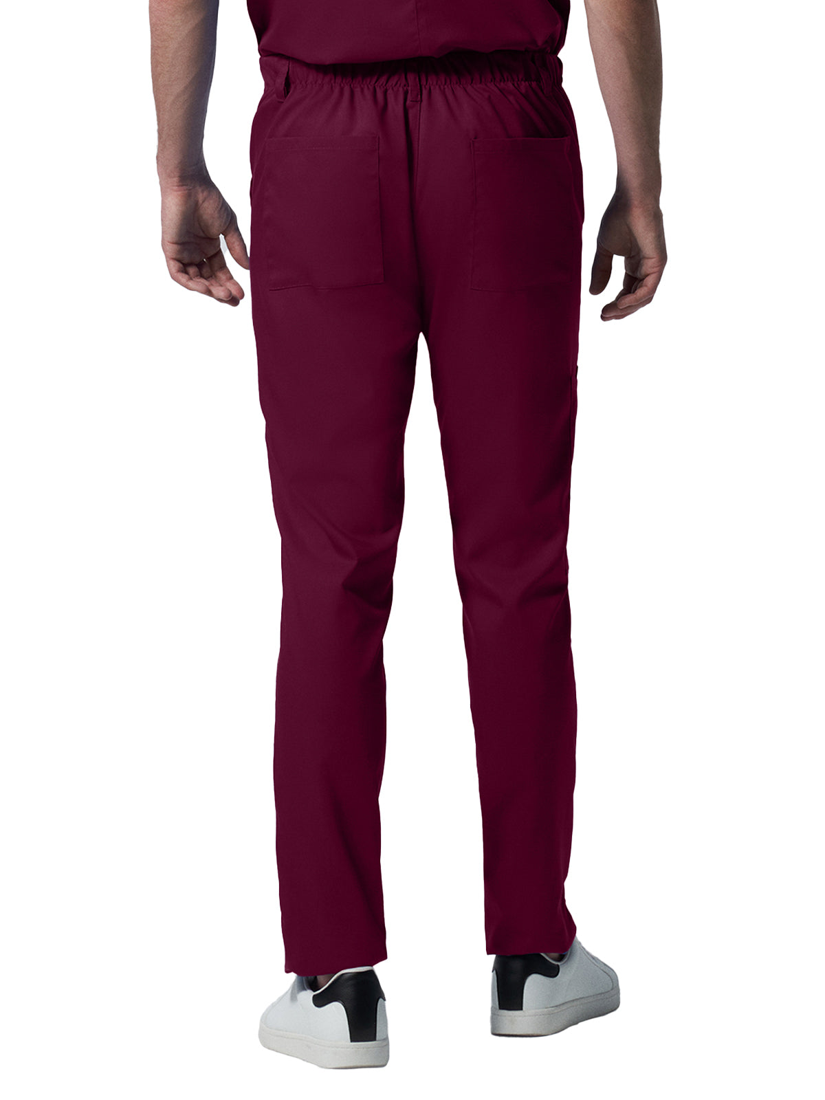 Men's 6-Pocket Zipper Fly Straight Leg Scrub Pant