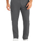 Men's Six-Pocket Zipper Fly Straight Leg Pant - LB408 - Steel