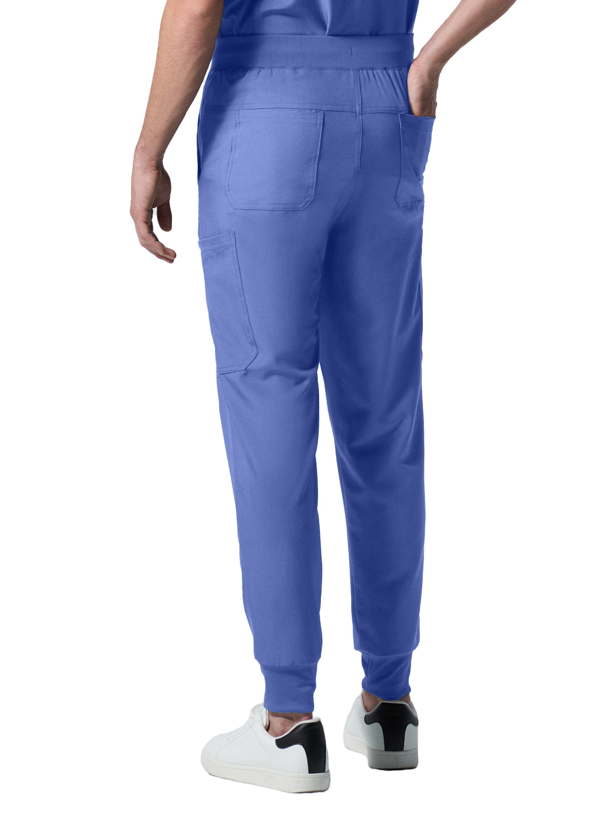 Men's 7-Pocket Mid-Rise Triple-Elastic Waist Jogger Pant