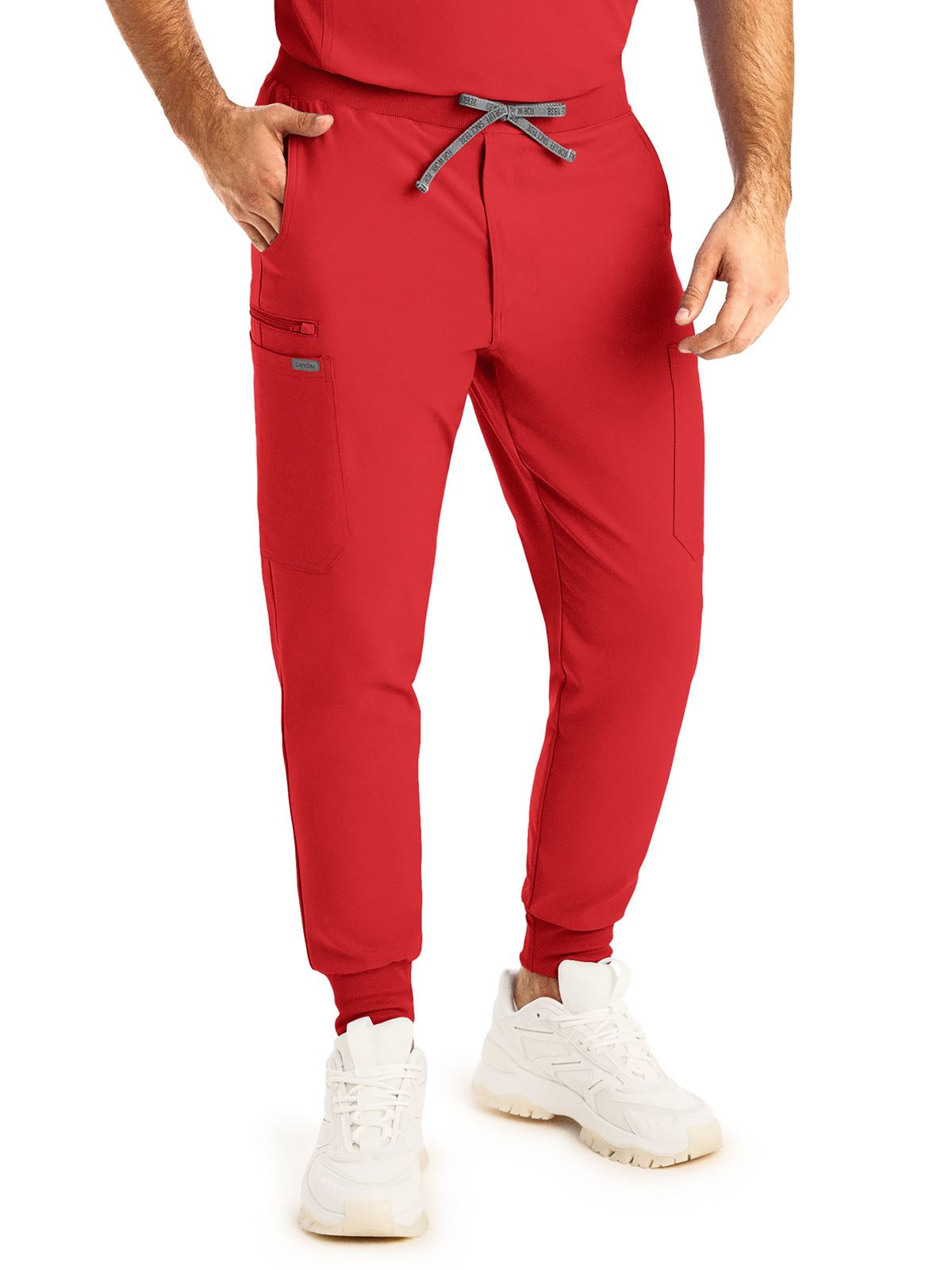 Men's 7-Pocket Mid-Rise Triple-Elastic Waist Jogger Pant