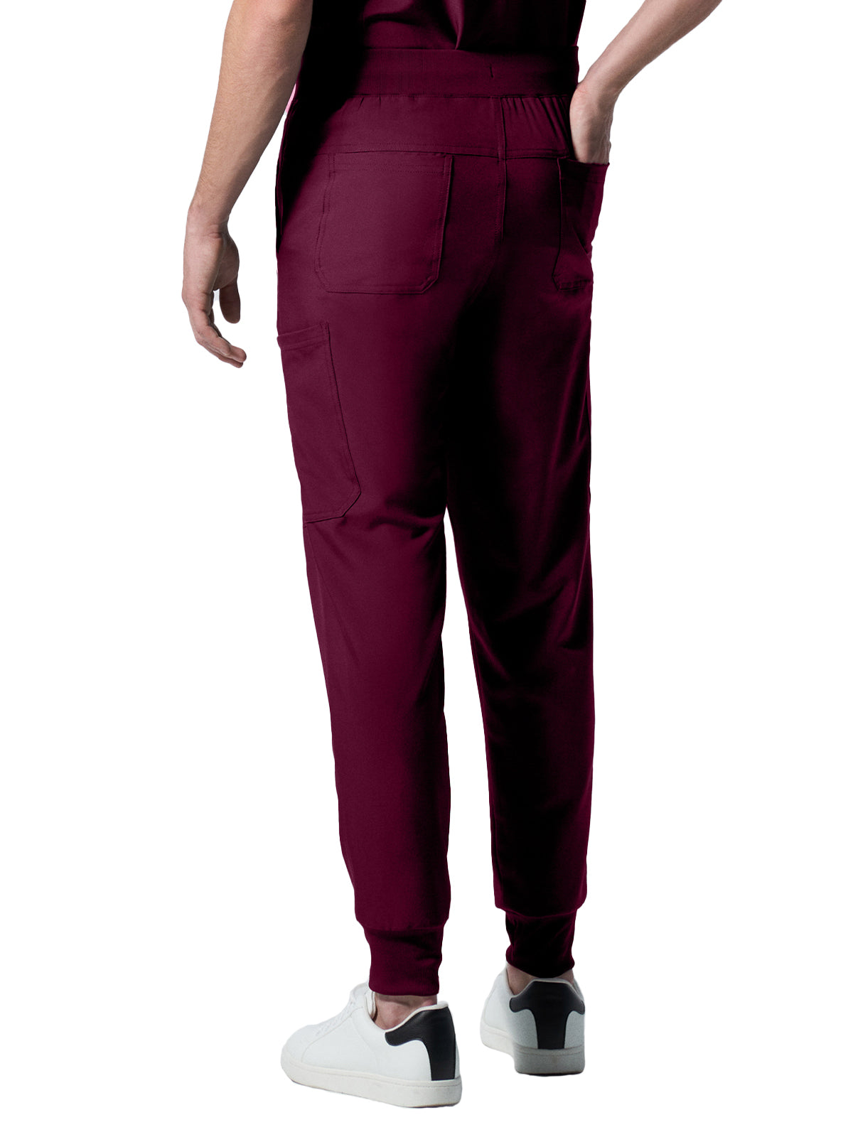 Men's 7-Pocket Mid-Rise Triple-Elastic Waist Jogger Pant