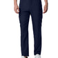 Men's 8-Pocket Mid-Rise Rib-Knit Elastic Waist Cargo Scrub Pant