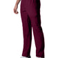 Men's 8-Pocket Mid-Rise Rib-Knit Elastic Waist Cargo Scrub Pant