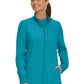 Women's Three-Pocket Mock-Neck Zip-Front Jacket - LJ700 - Teal