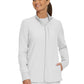 Women's 3-Pocket Mock-Neck Zip-Front Scrub Jacket