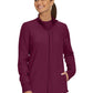 Women's Three-Pocket Mock-Neck Zip-Front Jacket - LJ700 - Wine