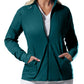 Women's Three-Pocket Mock Neck Zip-Front Jacket - LJ701 - Caribbean