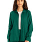Women's Three-Pocket Mock Neck Zip-Front Jacket - LJ701 - Hunter