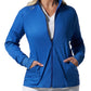Women's Three-Pocket Mock Neck Zip-Front Jacket - LJ701 - Royal
