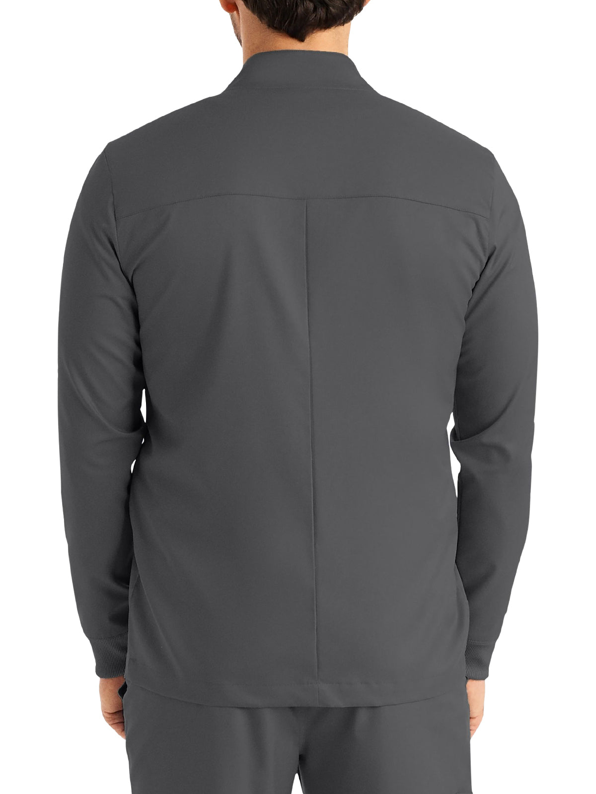 Men's 4-Pocket Mock Neck Zip-Front Jacket