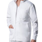 Men's Four-Pocket Mock Neck Zip-Front Jacket - LJ702 - White