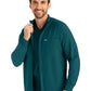 Men's 3-Pocket Mock-Neck Zip-Front Scrub Jacket