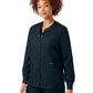 Women's Three-Pocket Scrub Jacket - LJ706 - Black