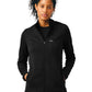 Women's Five-Pocket Zip-Front Fleece Jacket - LJ708 - Black