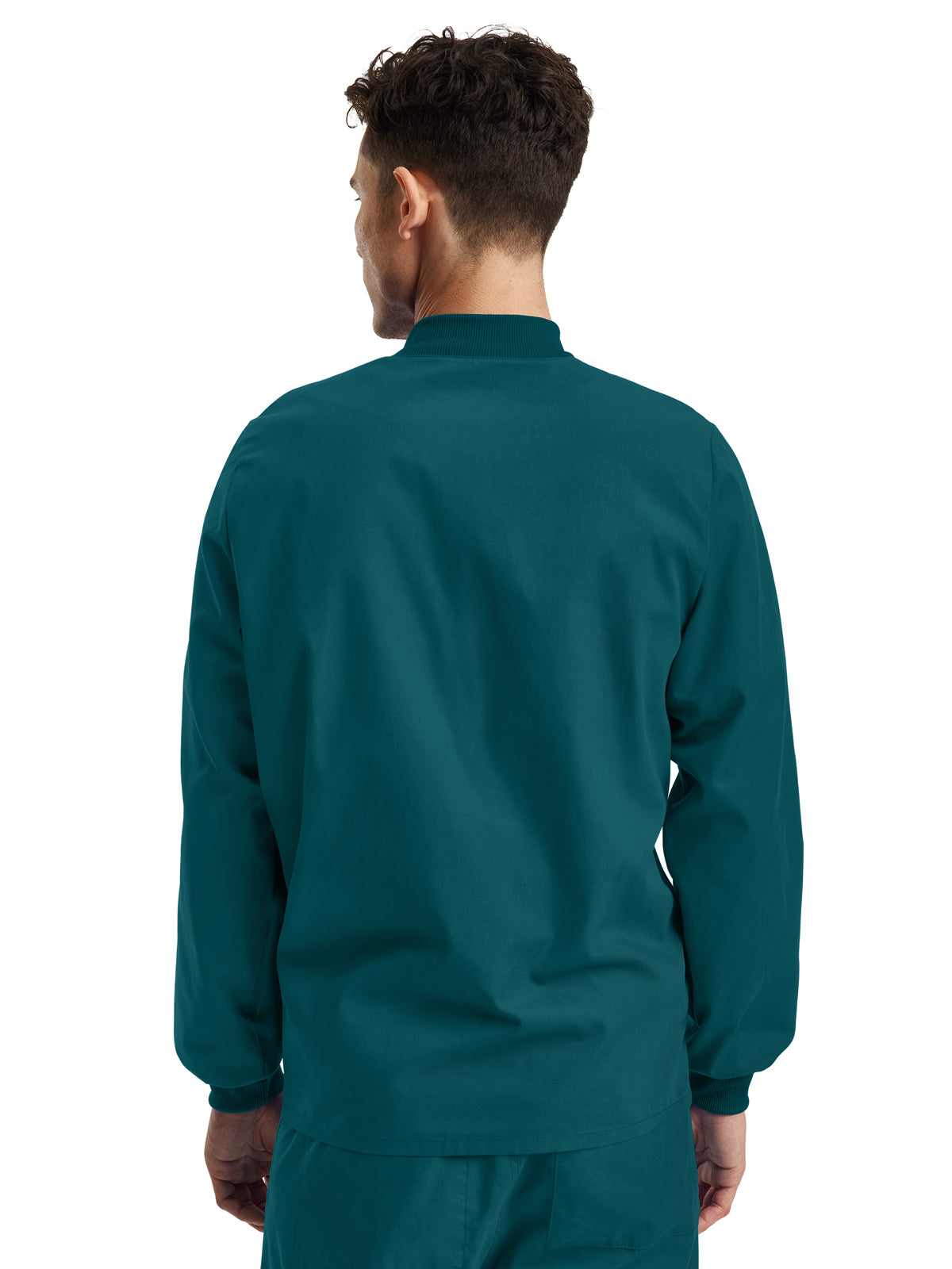 Unisex Snap Front Warm-Up Scrub Jacket