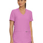 Women's 3-Pocket Rib-Knit Neckline V-Neck Scrub Top