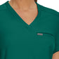 Women's 2-Pocket Shirttail Hemline V-Neck Scrub Top