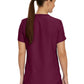 Women's 2-Pocket Shirttail Hemline V-Neck Top