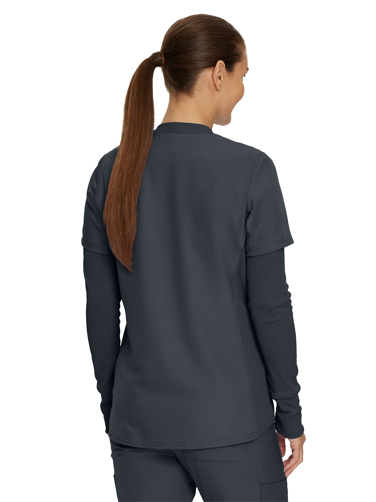 Women's 1-Pocket Long-Sleeve Crew Neck Underscrub Tee