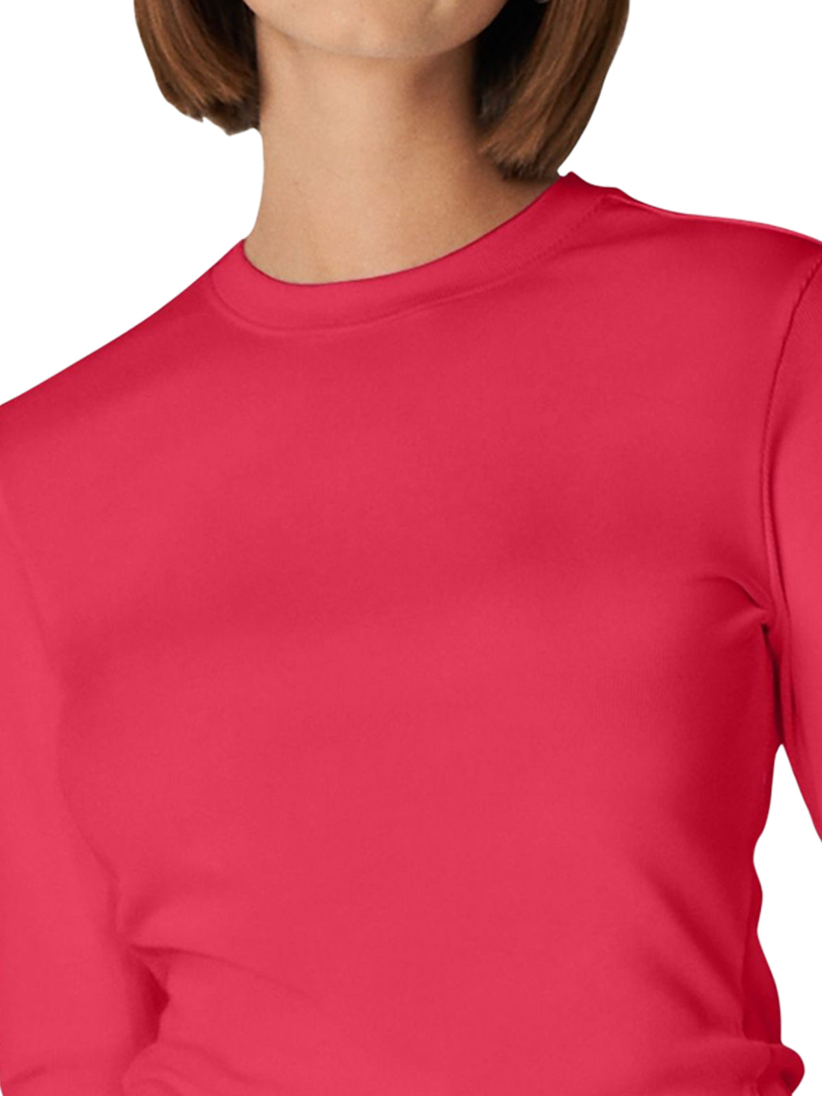 Women's 1-Pocket Long-Sleeve Crew Neck Underscrub Tee